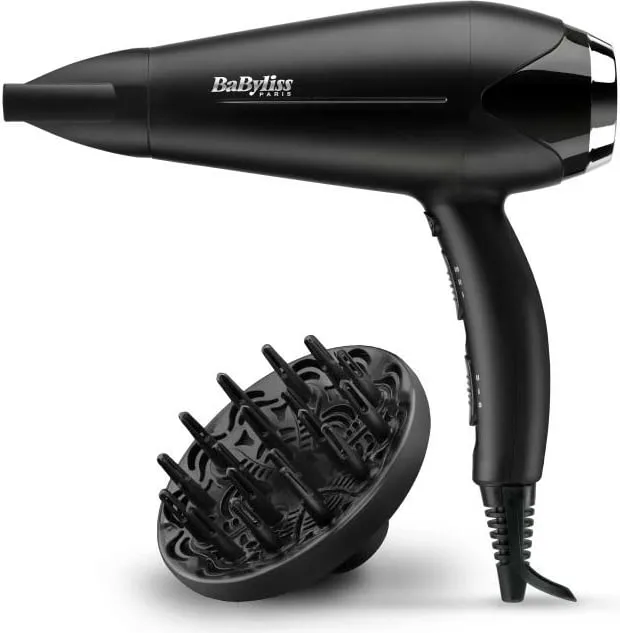 Tharëse flokësh BaByliss D572DE, 2200W, e zezë - 2