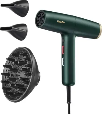Tharëse flokësh Babyliss Air Power Pro D6555DE, 1700 W, e gjelbër