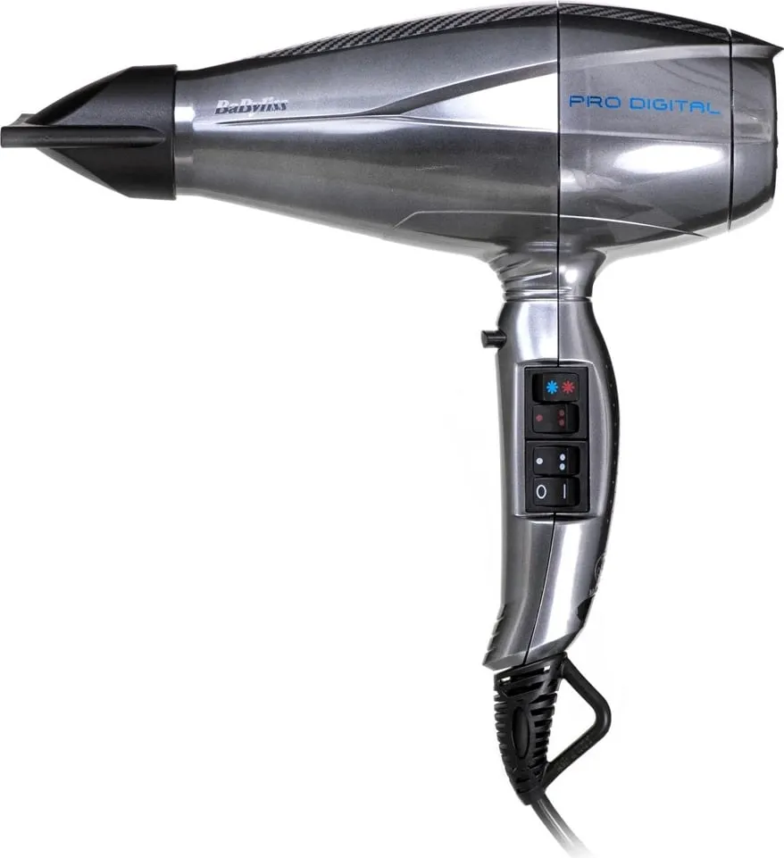 Fyese flokësh BaByliss, gri argjendi - 1
