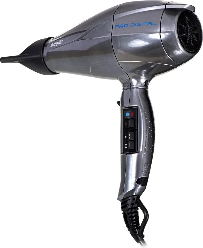 Fyese flokësh BaByliss, gri argjendi - 2