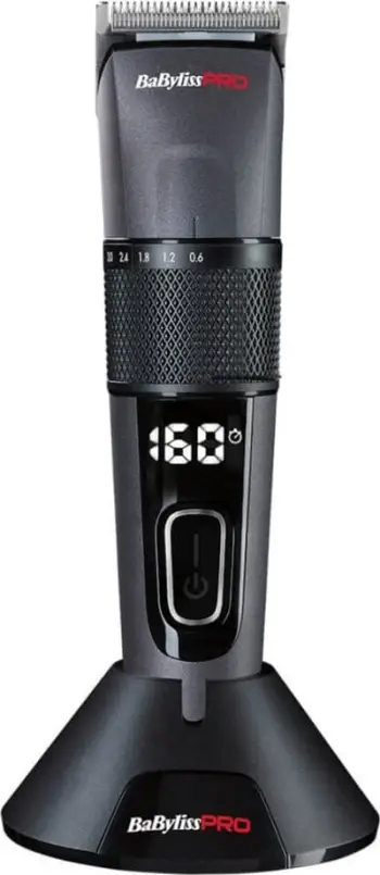 Trimmer BaByliss FX872E, profesional, me dhe pa kabllo, gri