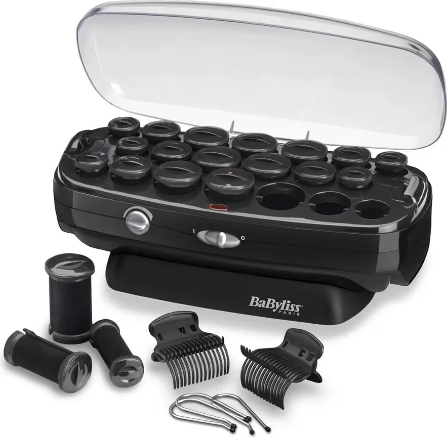Set llokme termike BaByliss, 20 copë, të zeza - 1