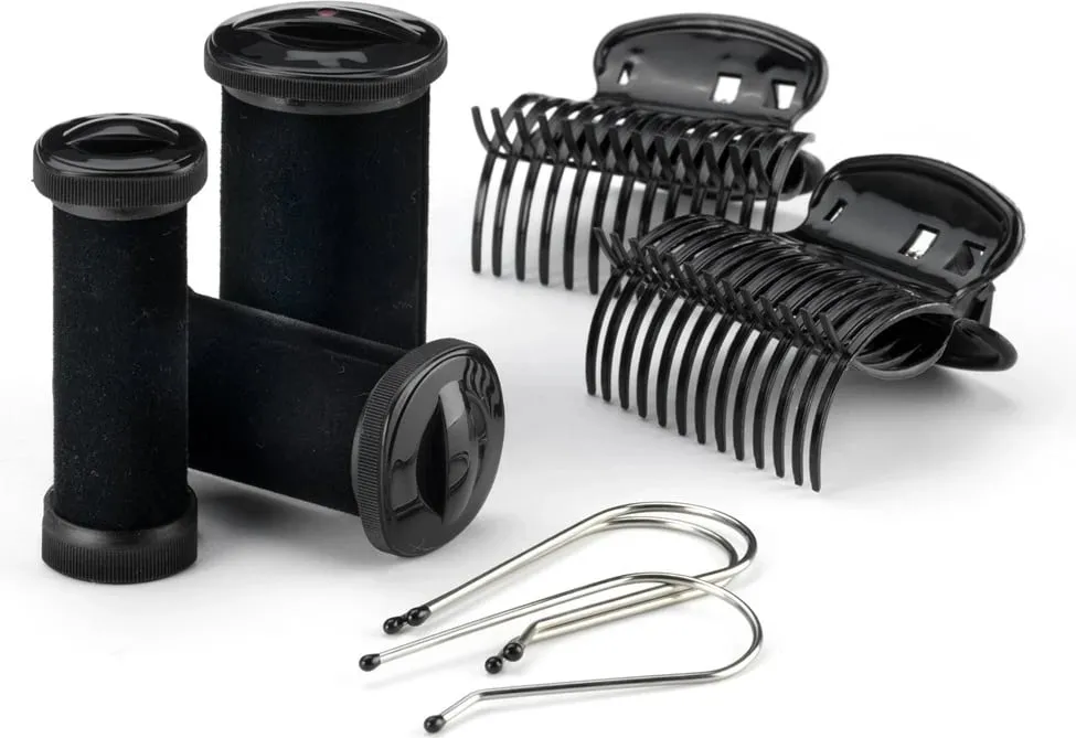 Set llokme termike BaByliss, 20 copë, të zeza - 5