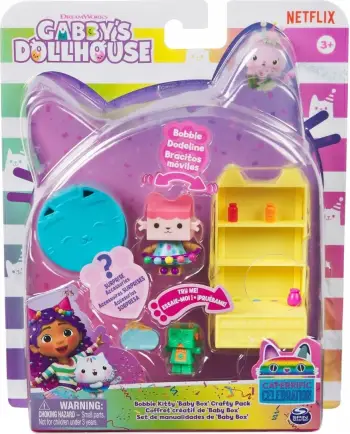 Set figurina Gabby’s Dollhouse Dollhouse With Furniture, me shtëpi dhe mobilje, për fëmijë 3 vjeç+
