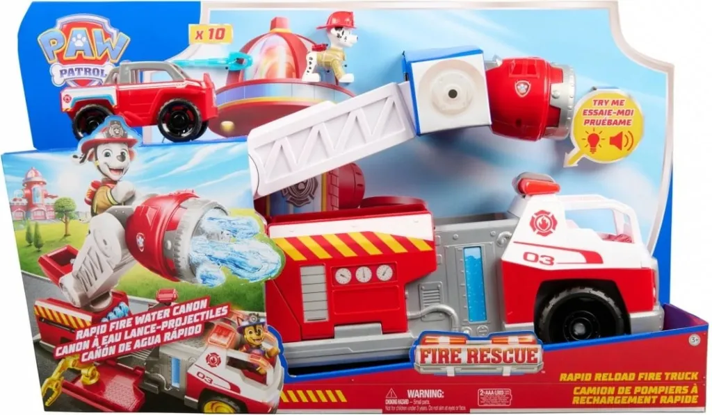 Paw Patrol Rapid Reload Truck Playset Fire Rescue - 6