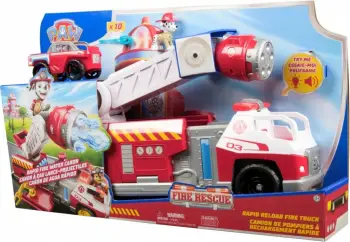 Paw Patrol Rapid Reload Truck Playset Fire Rescue