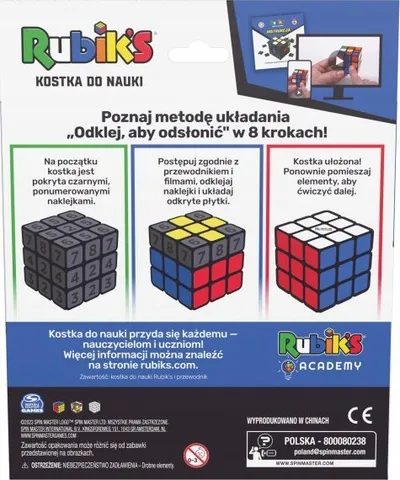 Lojë logjike Spin Master Rubik's Cube klasik, 3x3, shumëngjyrësh - 4
