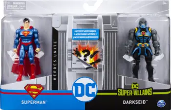 Set figurina Spin Master DC, 4", seri koleksionuese, shumëngjyrësh