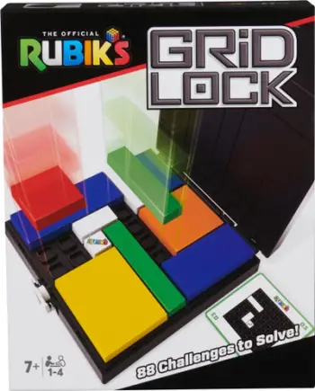 Lojë logjike Spin Master Rubiks Gridlock, puzzle strategjik, shumëngjyrëshe
