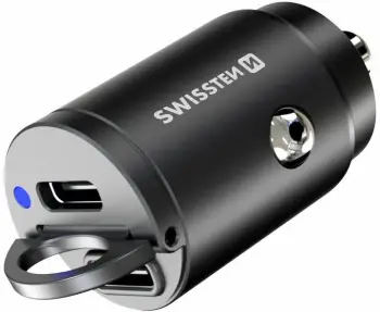 Karikues makine SWISSTEN Nano, 2x USB-C, PD, 45W, i zi