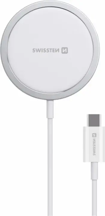 Karikues wireless SWISSTEN MagStick për Apple iPhone (i pajtueshëm me MagSafe)