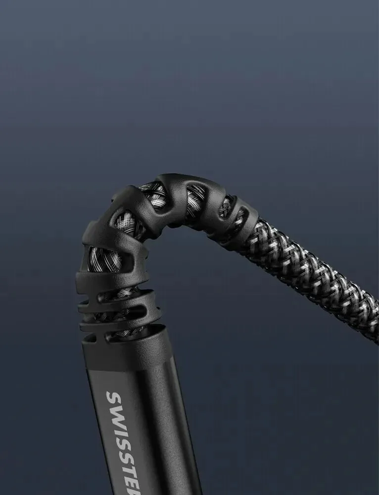 Kabllo SWISSTEN USB-A - USB-C, 1.5m, e zezë - 4