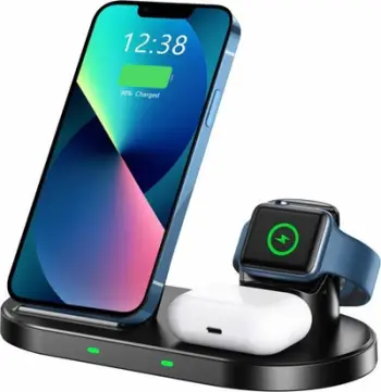Mbajtëse karikuese Swissten Swissten 3-in-1, i zi