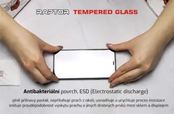 Xham mbrojtës SWISSTEN Raptor Diamond Ultra Clear për Samsung Galaxy S23 Plus, i zi