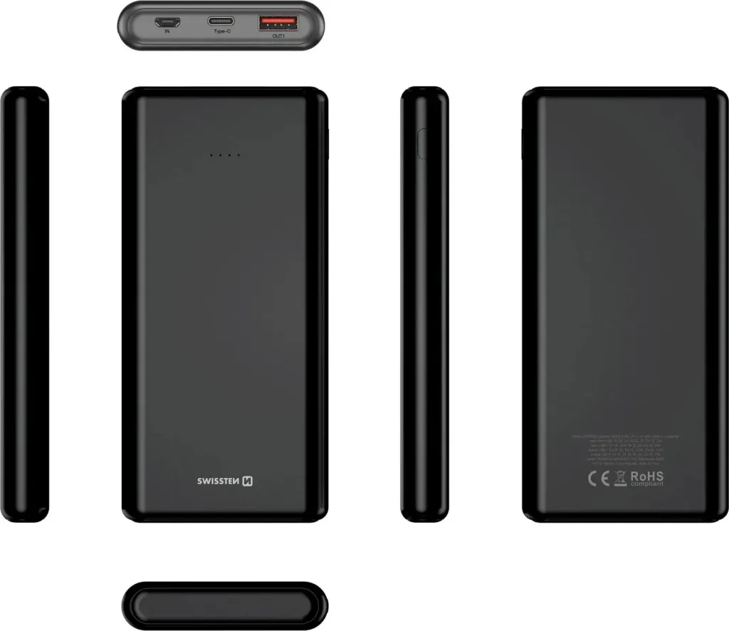 Power bank Swissten 10000mAh, PD 20W, MagSafe, i zi - 1