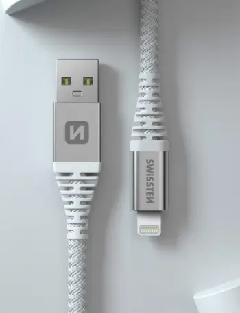 Kabllo Swissten Kevlar Usb – Lightning, 1.5m