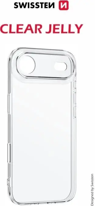 Mbështjellës për iPhone 17 Air SWISSTEN Clear Jelly, transparent