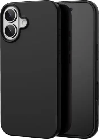 Mbështjellës silikoni për iPhone 17 SWISSTEN Soft Joy, i zi
