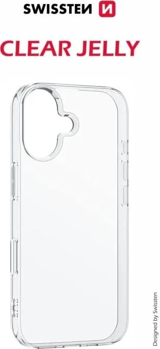 Mbështjellës për iPhone 17 SWISSTEN Clear Jelly, transparent - 1