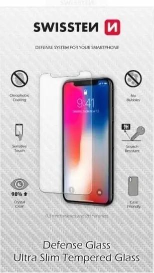 Xham mbrojtës i temperuar për iPhone 17/17 Pro Max Swissten