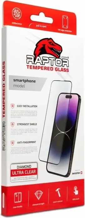 Xham transparent i temperuar 3D për iPhone 17 PRO SWISSTEN Raptor