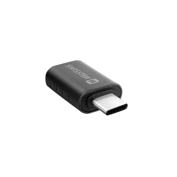 Adapter Swissten OTG, USB-C USB-A, i hirtë - 2