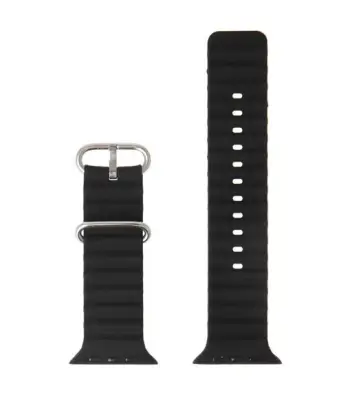 Rrip Swissten për Apple Watch 42 / 44 / 45 / 49mm, Marine, i zi