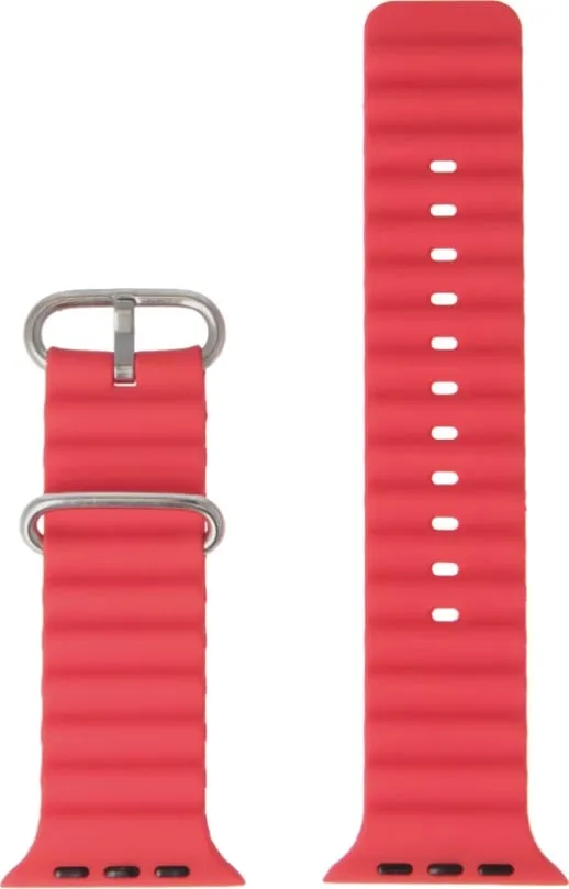 Rrip Swissten për Apple Watch 42 / 44 / 45 / 49mm, Marine, e bardhë - 1