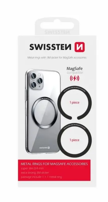 Set me pad metalik SWISSTEN për MagSafe