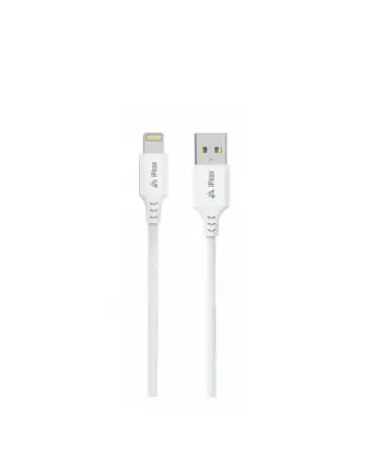 Kabllo iPEAX TPU USB-A / Lightning, 1M, USB 2.0, e bardhë