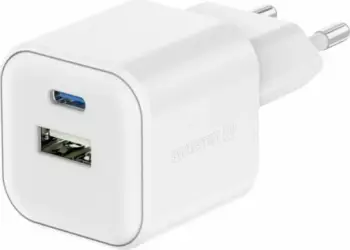 Karikues Swissten GaN 1x USB-C 35W PD + 1x USB-A 27W QC