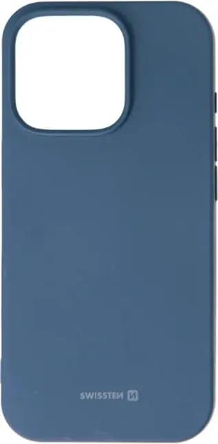 Mbështjellës Swissten Soft Joy për Apple Iphone 16 pro, i kaltër