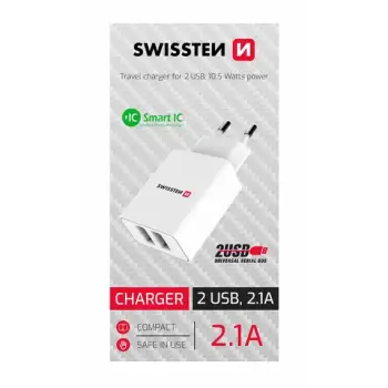 Mbushës Telefoni Swissten Travel Smart Ic 2Xusb 22034000
