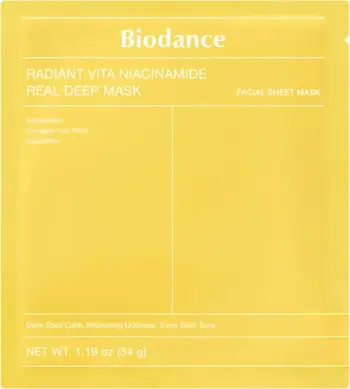 Maskë për fytyrë Biodance Radiant Vita Niacinamide, 34g