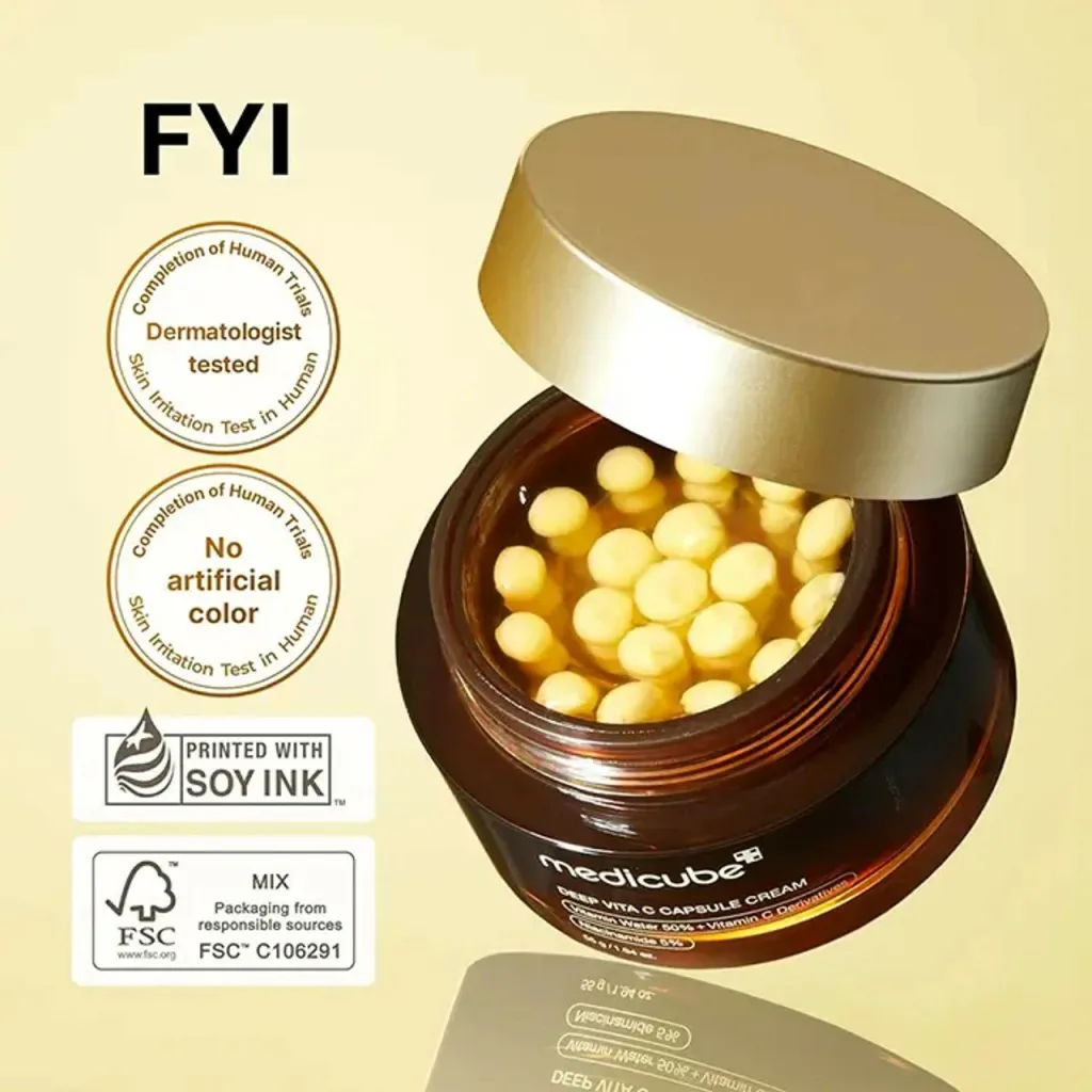 Krem hidratues Medicube Deep Vita C Capsule, 55g - 3