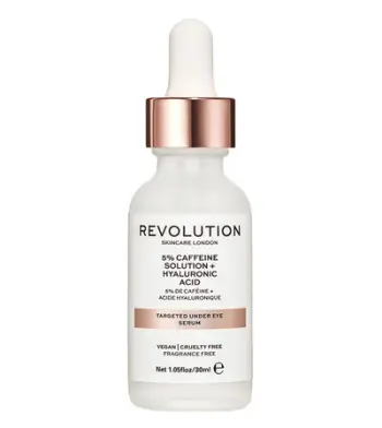 Serum për sy Revolution Skincare 5% Caffeine Solution + Hyaluronic Acid, 30 ml