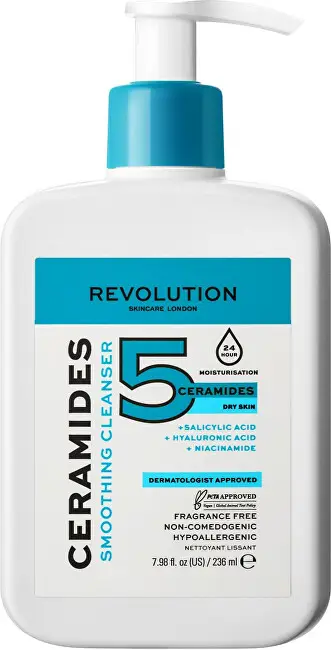 Xhel Revolution Skincare Ceramides Smoothing Cleanser, 236 ml