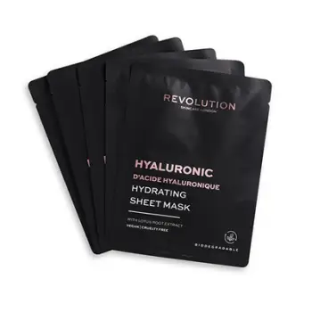 Maska për fytyrë Revolution Skincare Hydrating Hyaluronic Acid, 5 copë