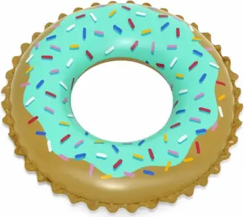 Unazë notuese Bestway Donut Swimming Ring, 91cm, shumëngjyrëshe