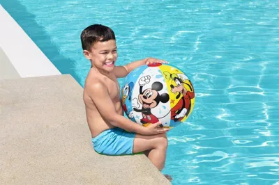 Top plazhi Bestway Mickey Mouse 51cm, i shumëngjyrshëm - 3