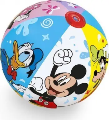 Top plazhi Bestway Mickey Mouse 51cm, i shumëngjyrshëm