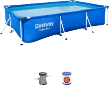 Pishinë Bestway Frame Deluxe 3 në 1, 300x201x66cm, 20.1 kg, 220-240 V