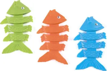 Lodra zhytjeje Bestway Diving Toys 26029 Squiggle Wiggle Dive Fish, set lojërash uji, shumëngjyrëshe