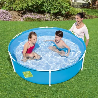 Pishinë Bestway me kornizë 152x38cm - B56283,e kaltër - 1