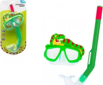 Set syze dhe tub ajri për zhytje për fëmijë Bestway, të gjelbra