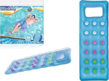 Dyshek uji Bestway 43040, 188 x 71 cm, PVC, blu