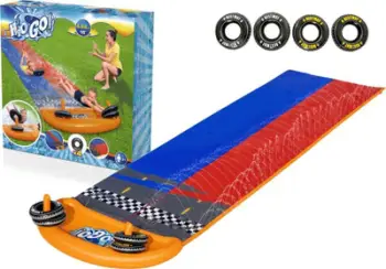 Rrëshqitëse uji Bestway Double Water Slide 52391, 4.88 m, për fëmijë, shumëngjyrëshe