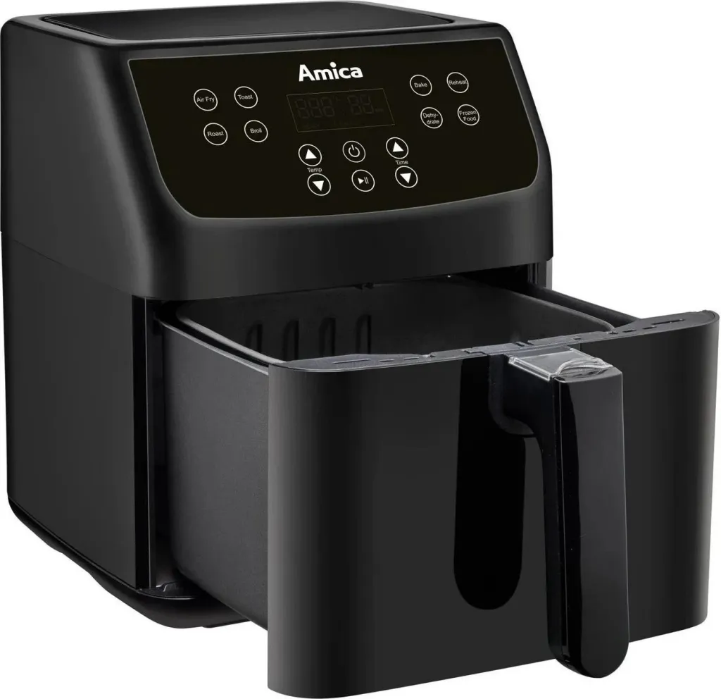 Fritezë me ajër Amica AFM 4011, pa vaj, 1400W, e zezë - 2