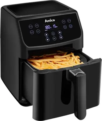Fritezë me ajër Amica AFM 4011, pa vaj, 1400W, e zezë