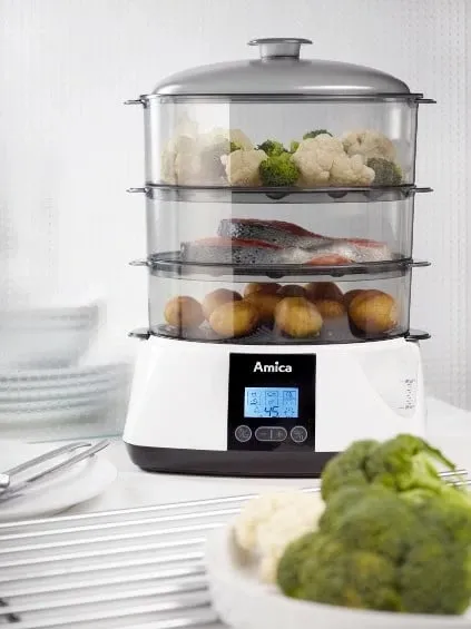 Multicooker Amica PT3011, 8.6L, 900W, bardhë - 2